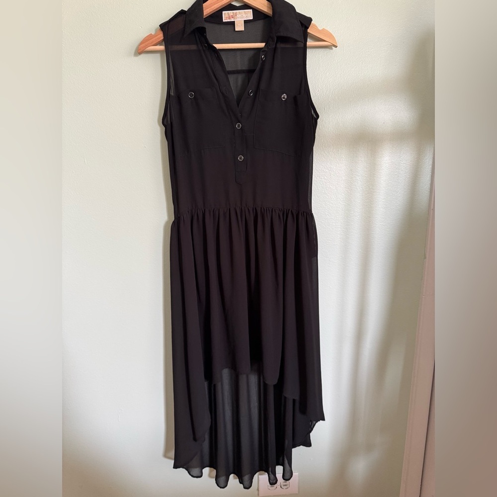 Michael Kors Black High Low Dress